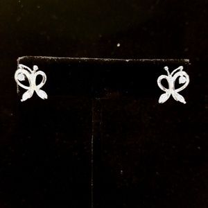 Butterfly stud earrings